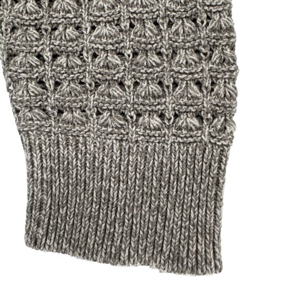 DKNY Jeans Knit V Neck Cozy 59 % cotton Woman’s Sweater Large Tan cozy - Picture 7 of 14